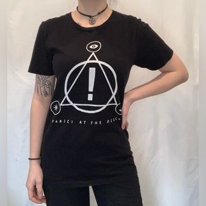 Panic! At The Disco Hot Topic black graphic t shirt